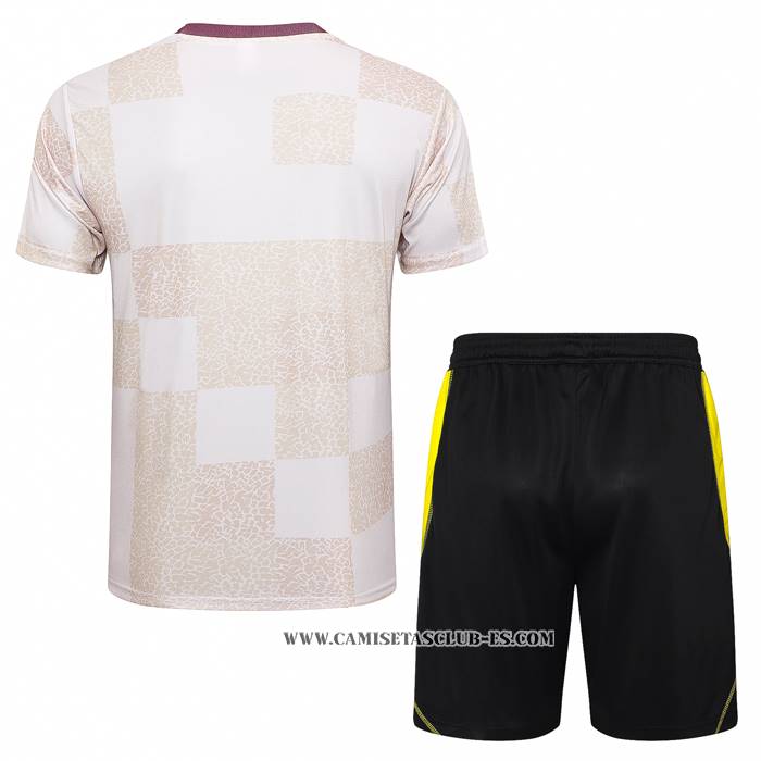 Chandal del Flamengo 24-25 Manga Corta Blanco - Pantalon Corto